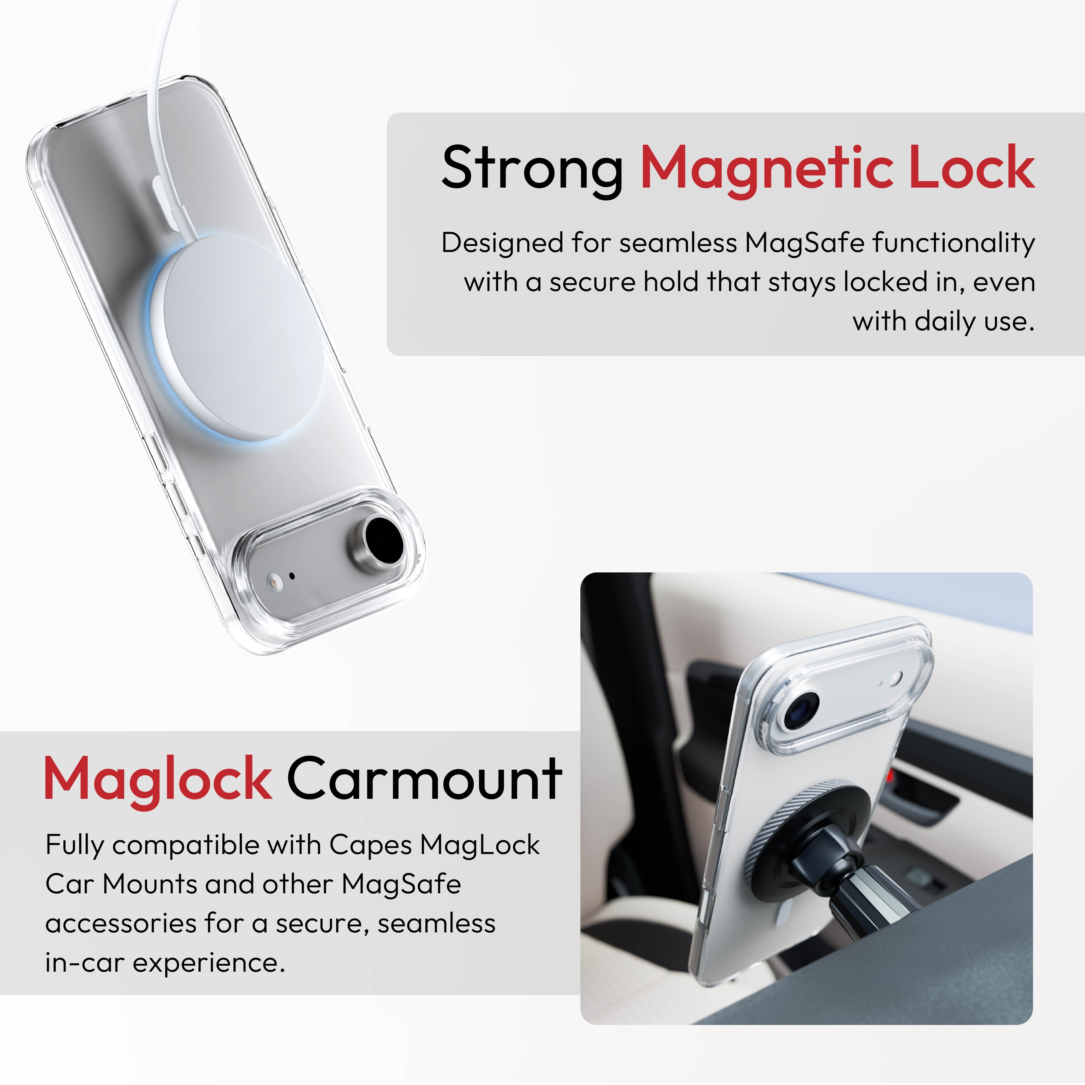 iPhone 17 Air Clear Armour Anti-Yellow MagSafe Case