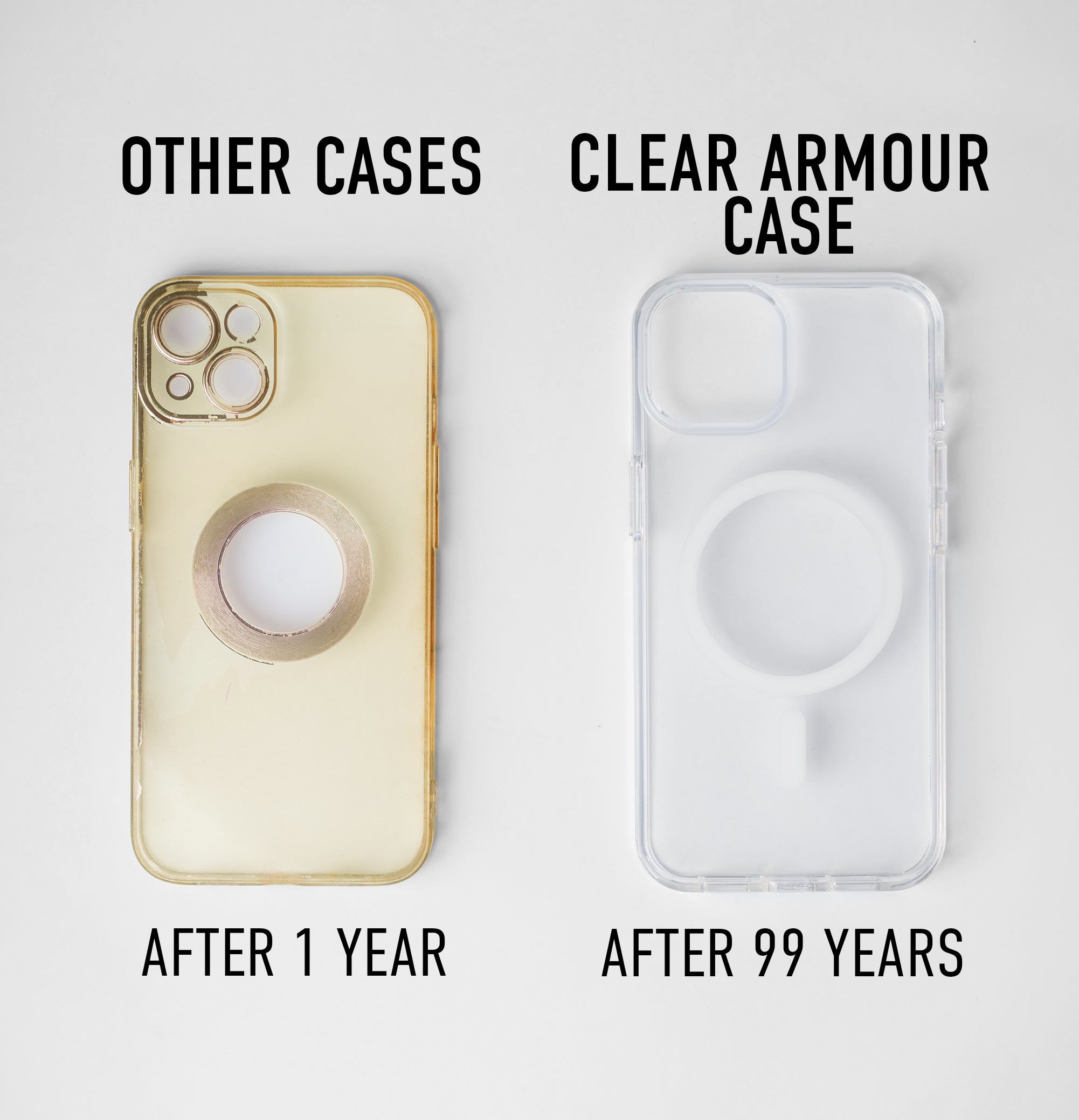 iPhone 13 Clear Armour Anti-Yellow MagSafe Case