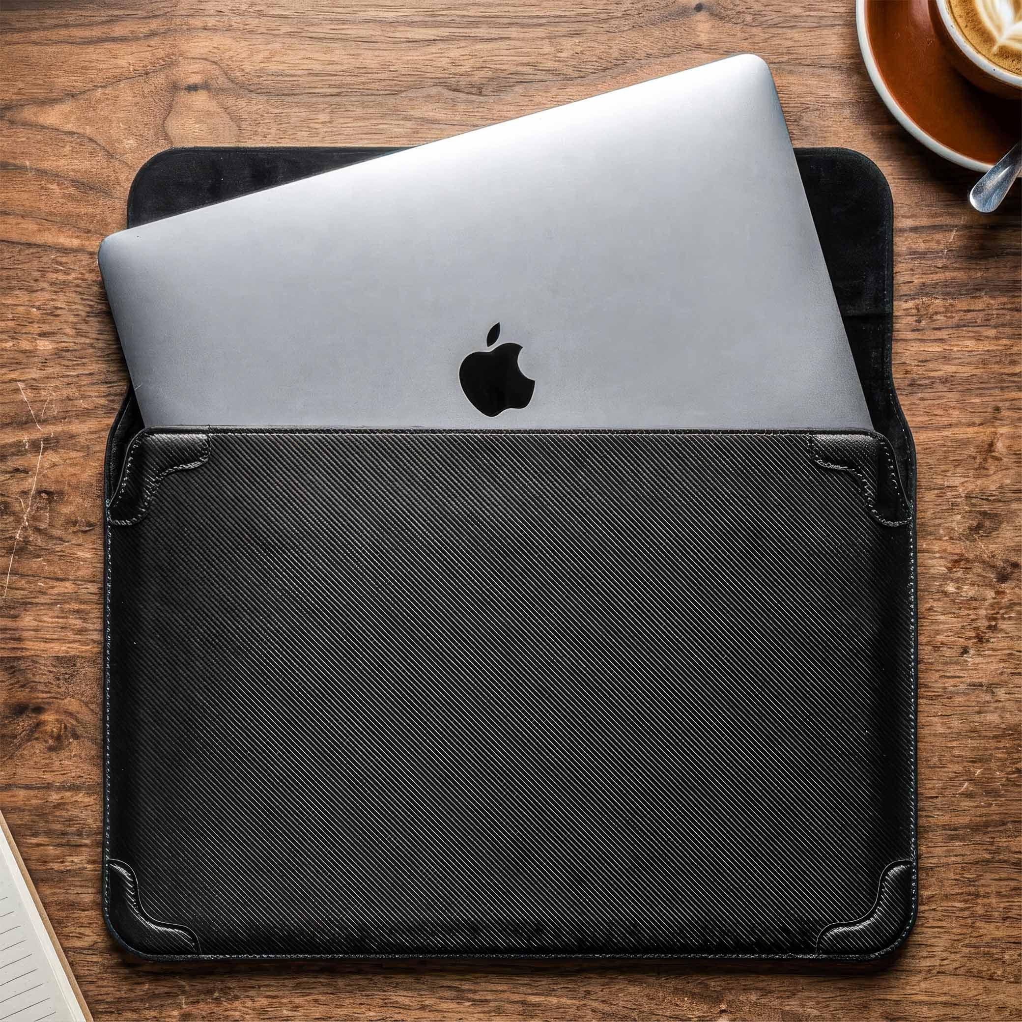 Elevate Armour 13/14" Carbon Black Laptop Sleeve with Trifold Stand