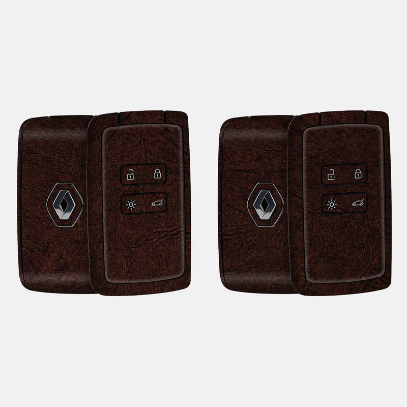 Brown Leather Key-1 + Key-2