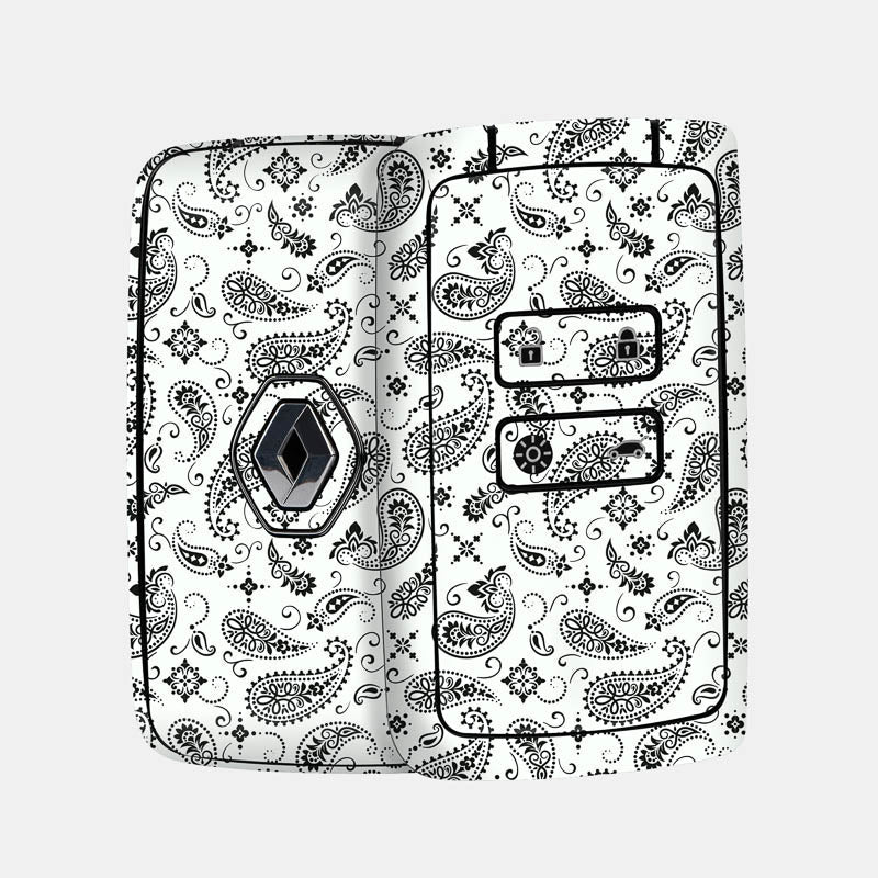 White Paisley Key-1