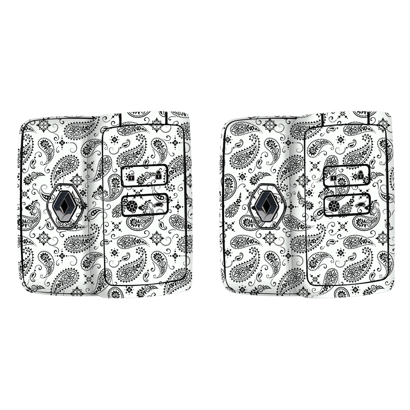 White Paisley Key-1 + Key-2