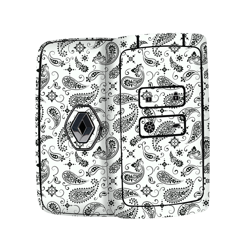 White Paisley Key-1