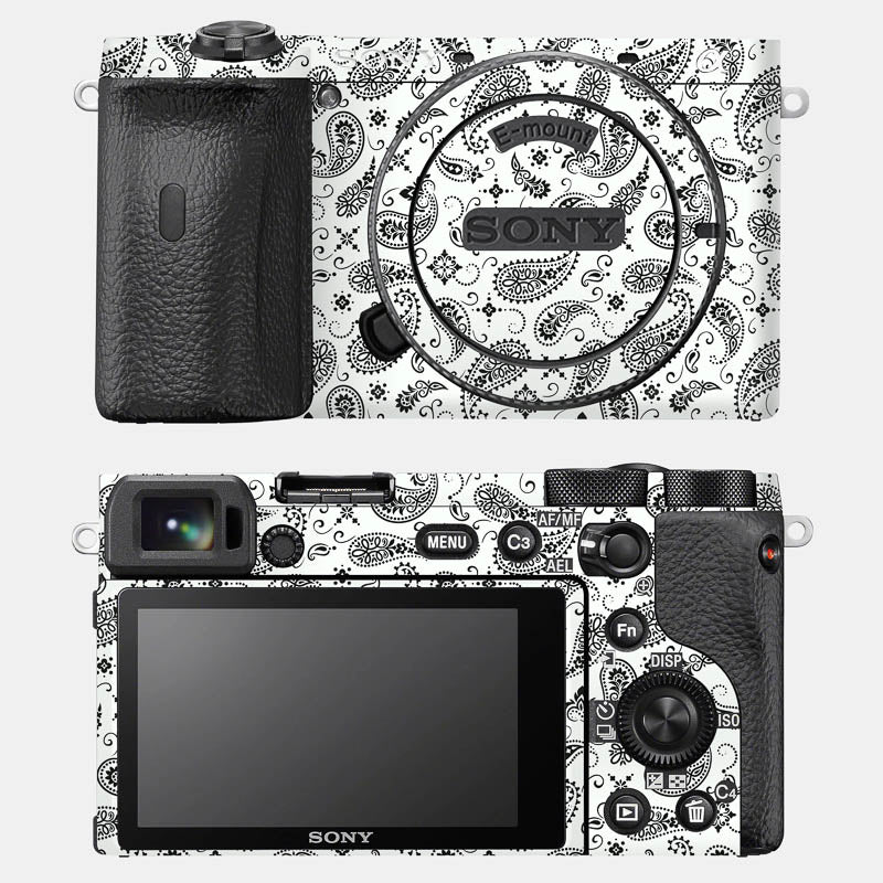 White Paisley Full Body