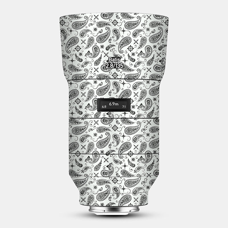 White Paisley Full Body