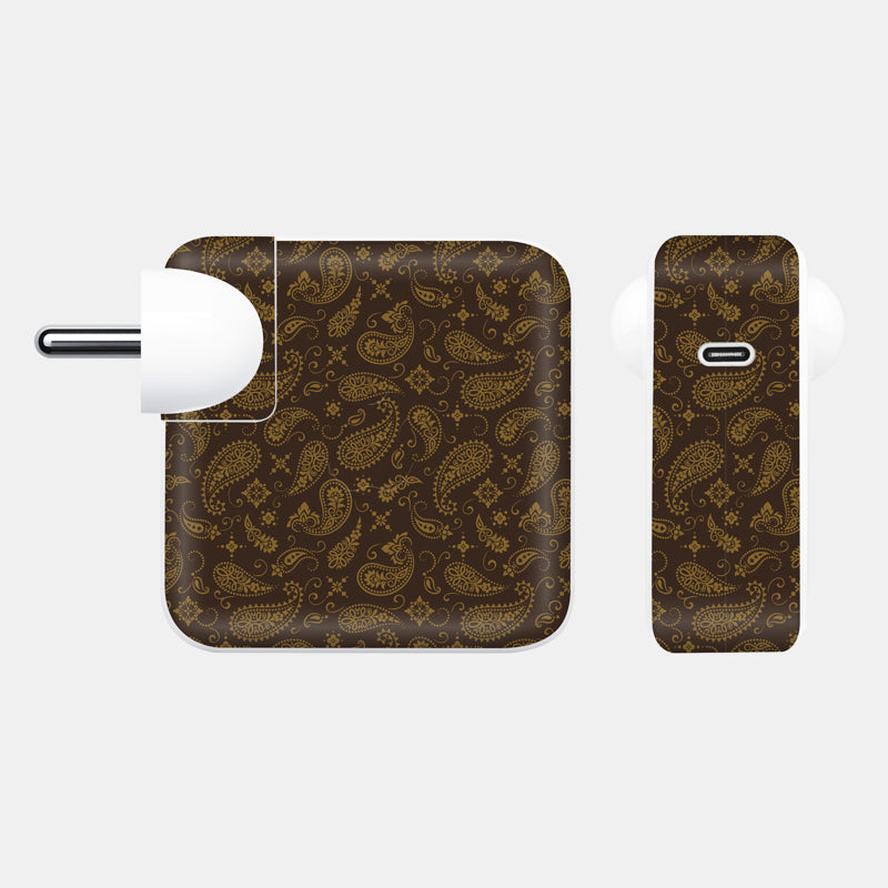 Brown Paisley Full Body