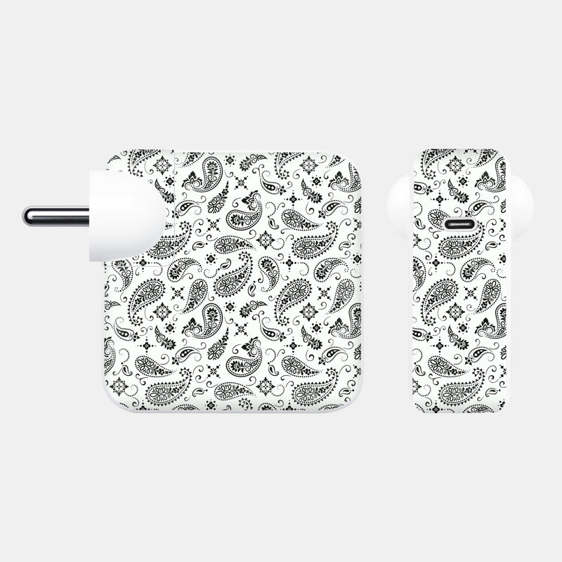 White Paisley Full Body