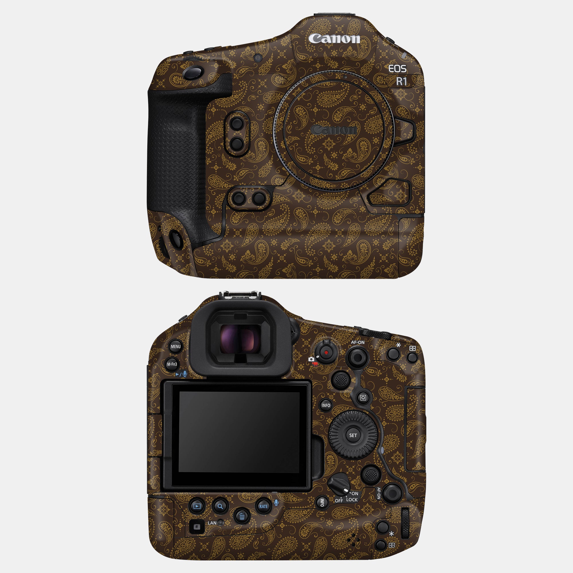 Brown Paisley Full Body