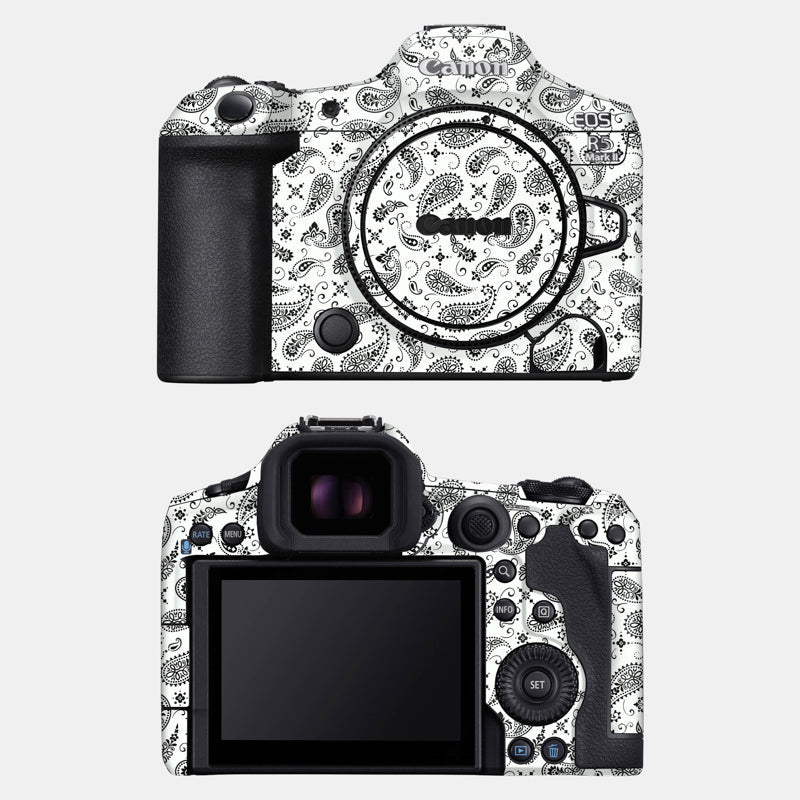 White Paisley Full Body