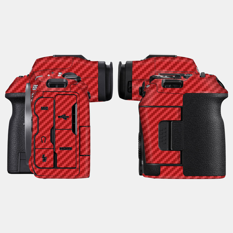 Carbon Fibre Red Full Body