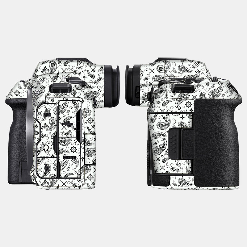 White Paisley Full Body