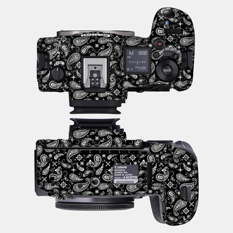 Black Paisley Full Body