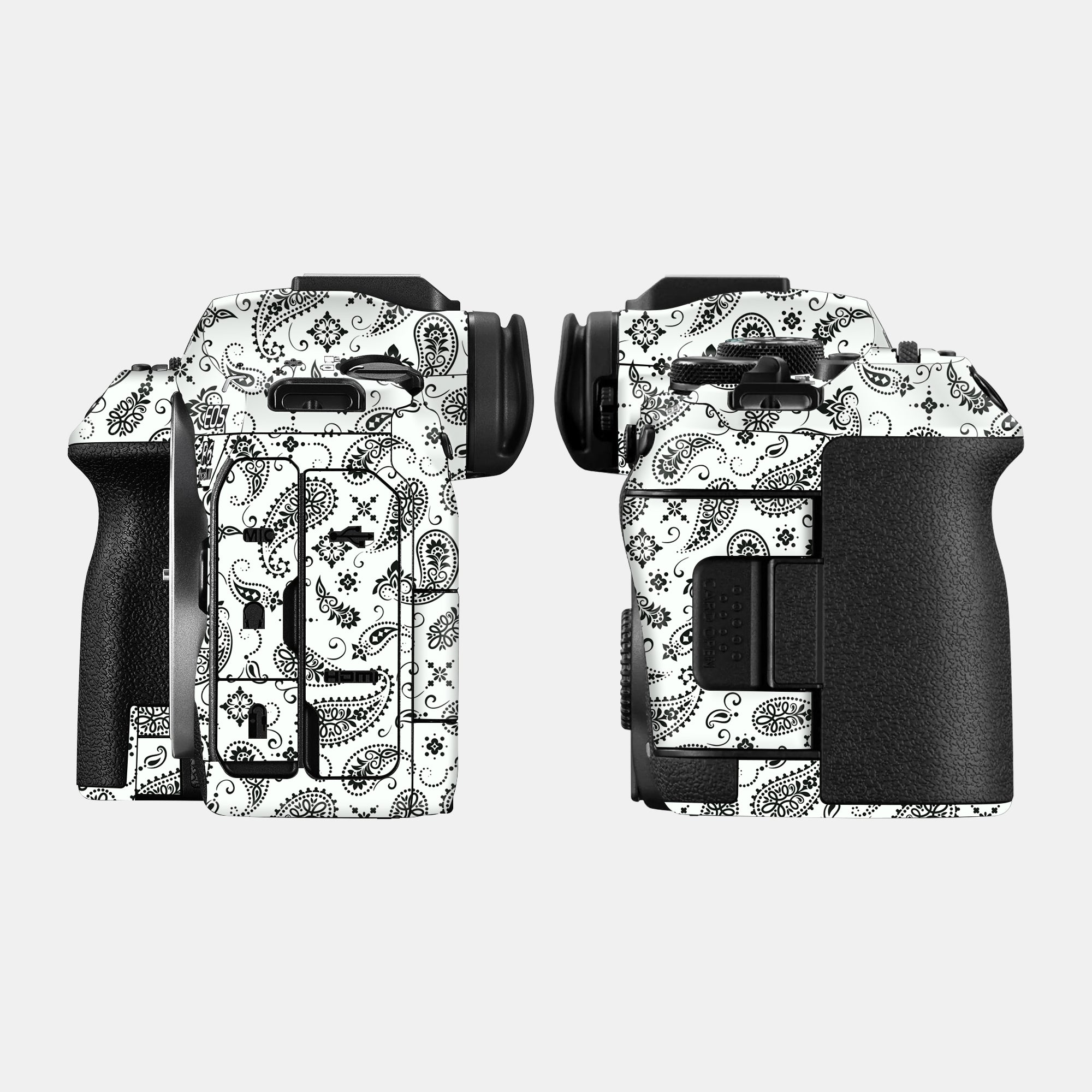White Paisley Full Body