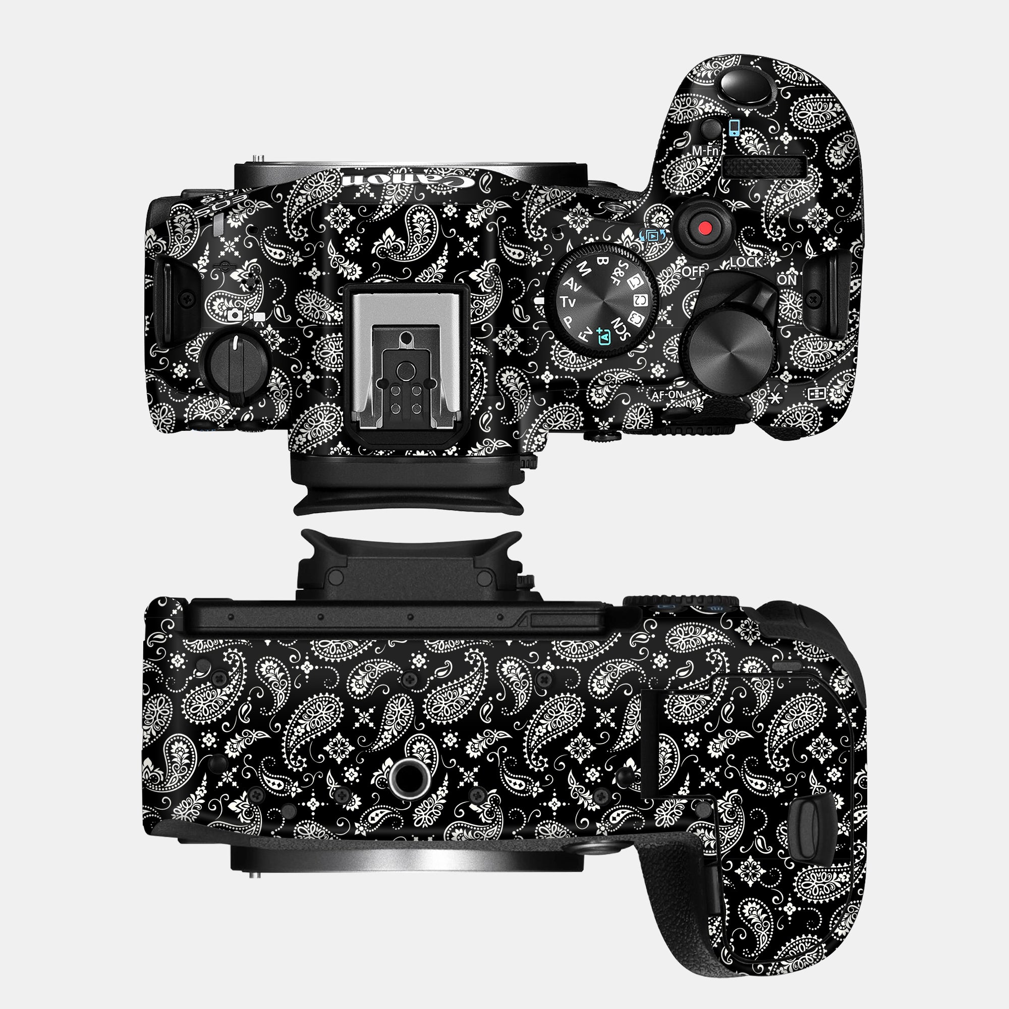 Black Paisley Full Body