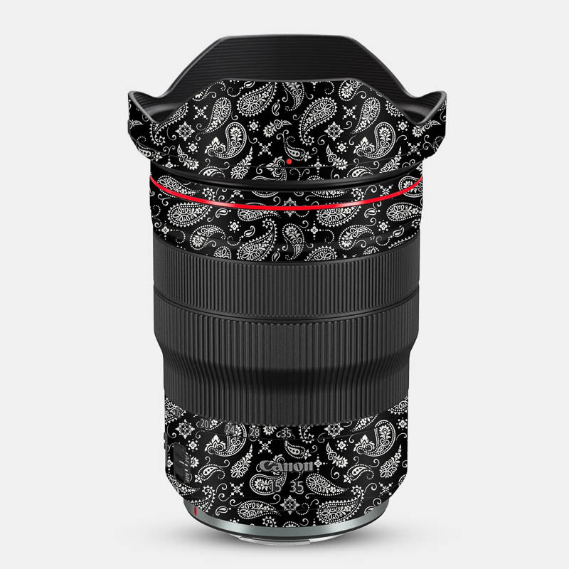 Black Paisley Full Body