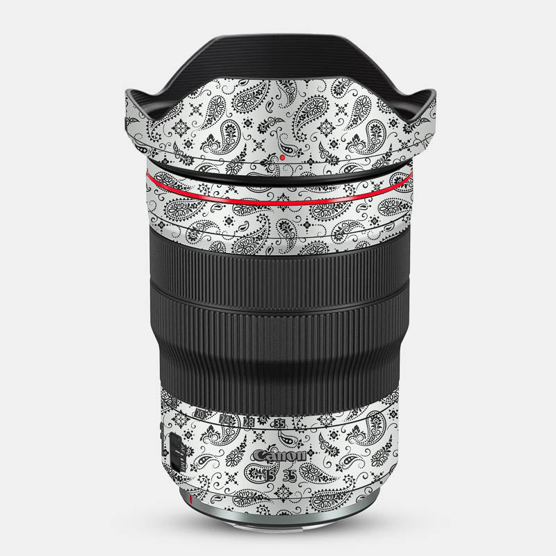 White Paisley Full Body