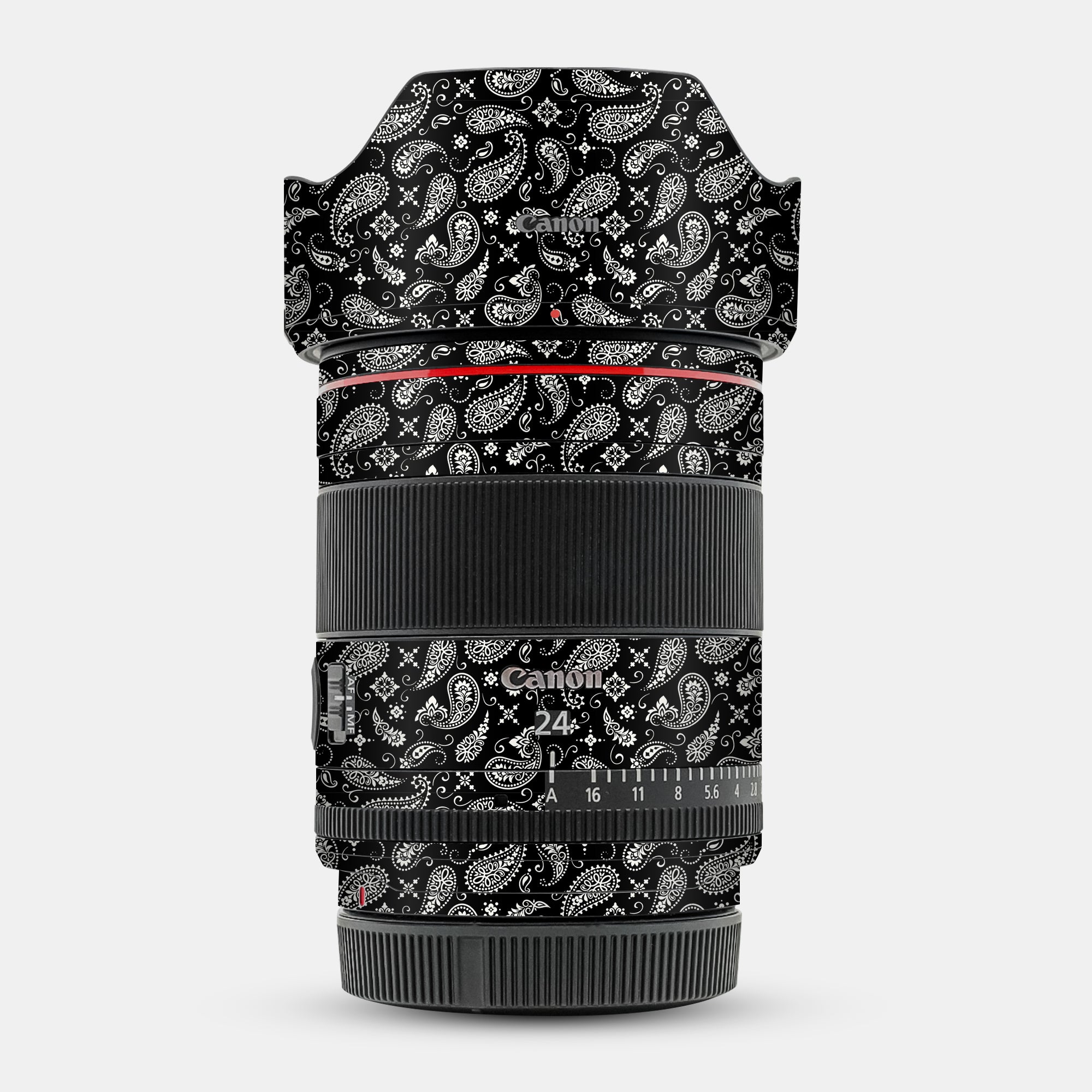 Black Paisley Full Body
