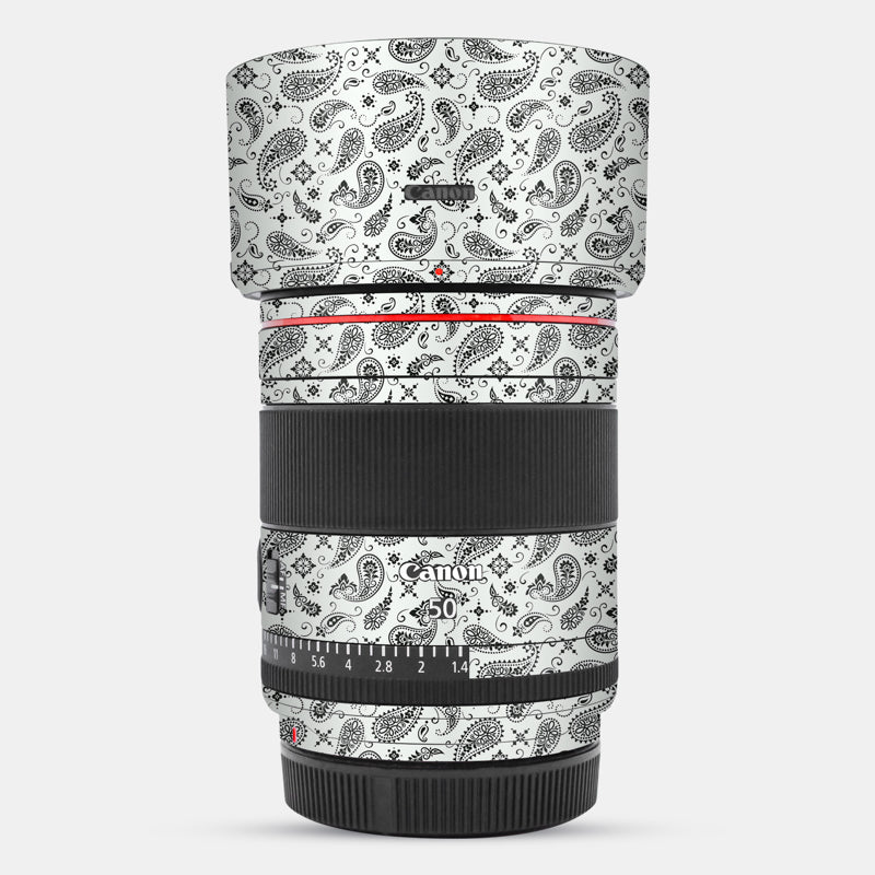White Paisley Full Body