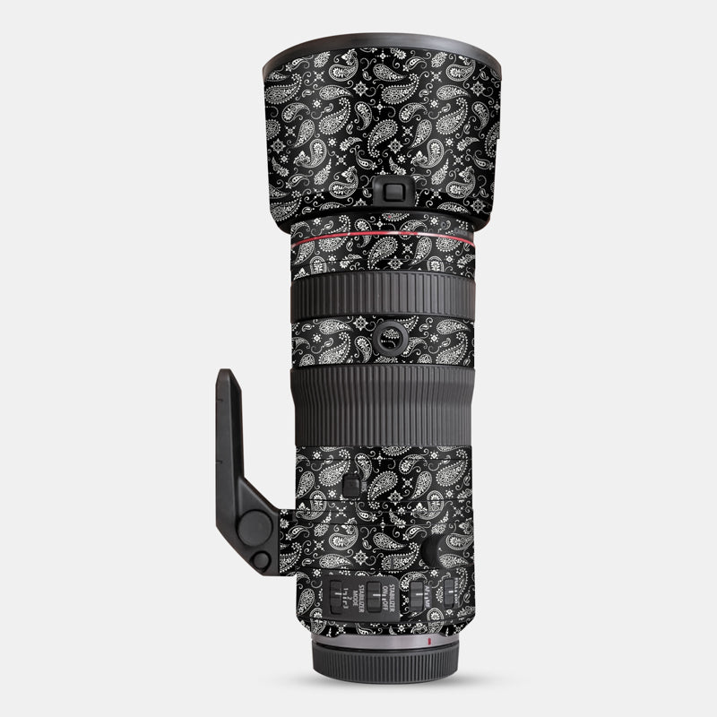 Black Paisley Full Body