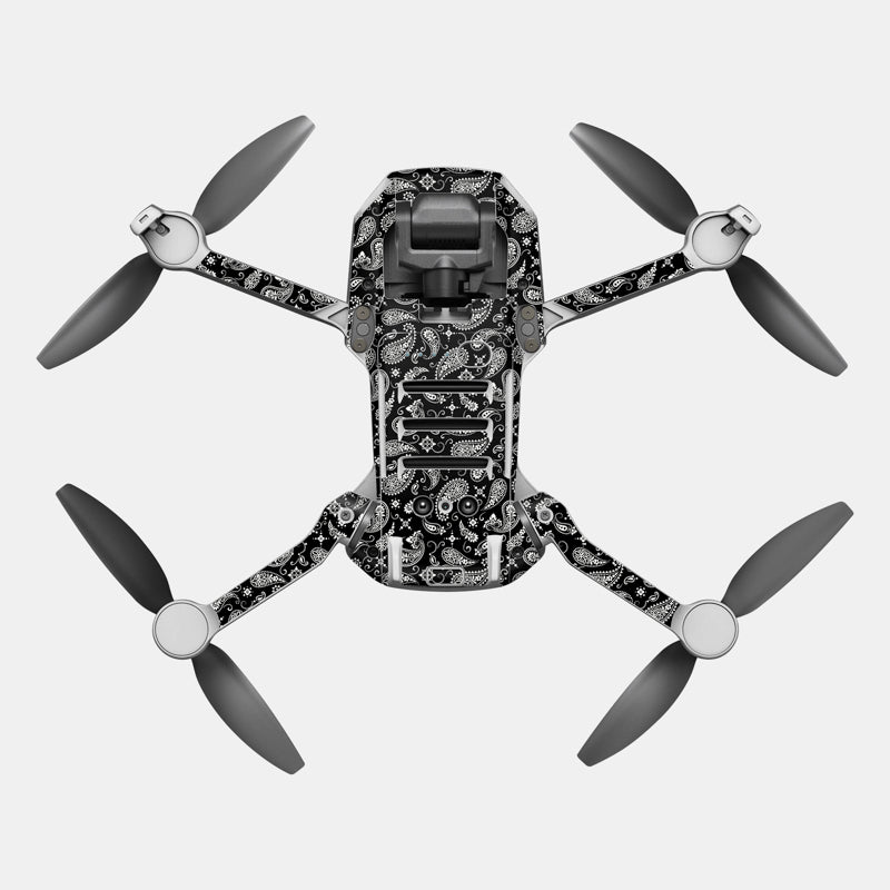 Black Paisley Full Body