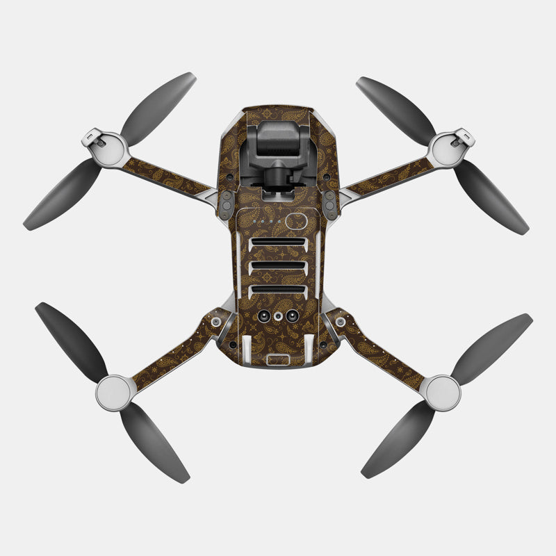 Brown Paisley Full Body