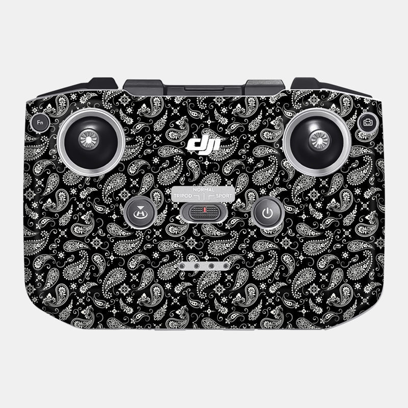 Black Paisley Full Body