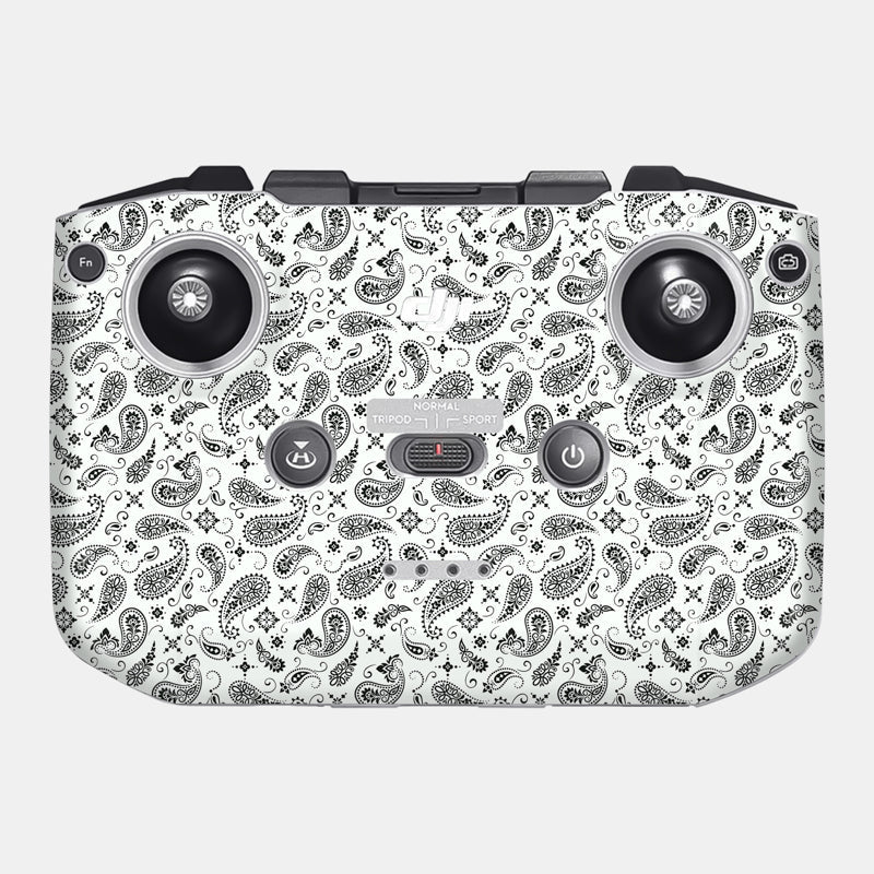 White Paisley Full Body