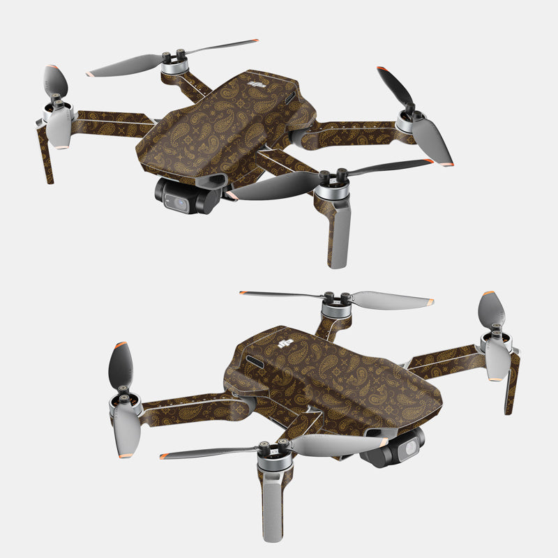 Brown Paisley Full Body