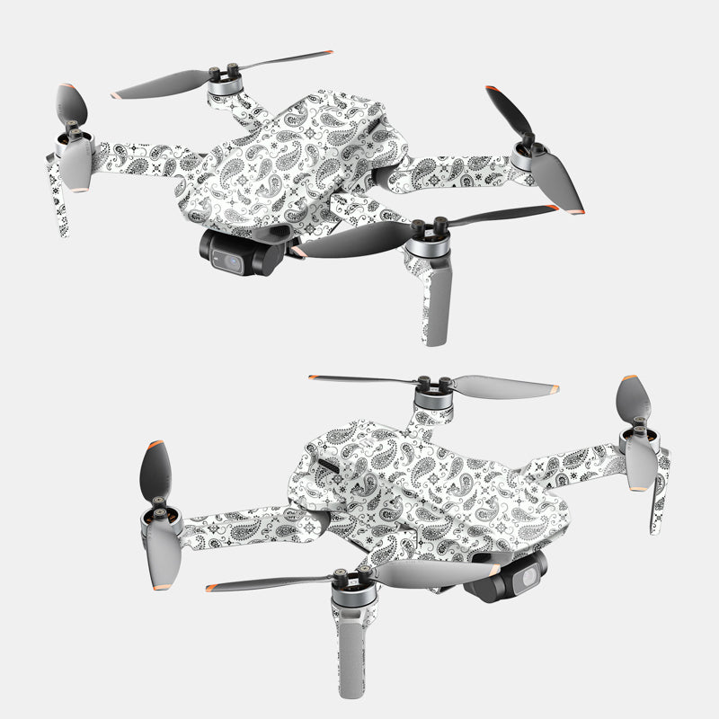 White Paisley Full Body