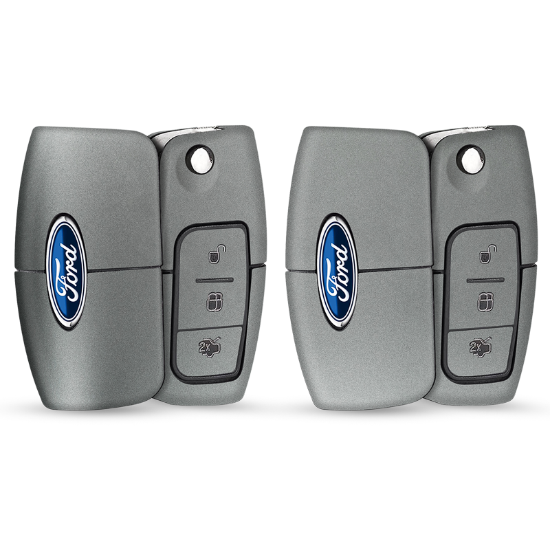 Satin Metiorite Silver Key-1 + Key-2