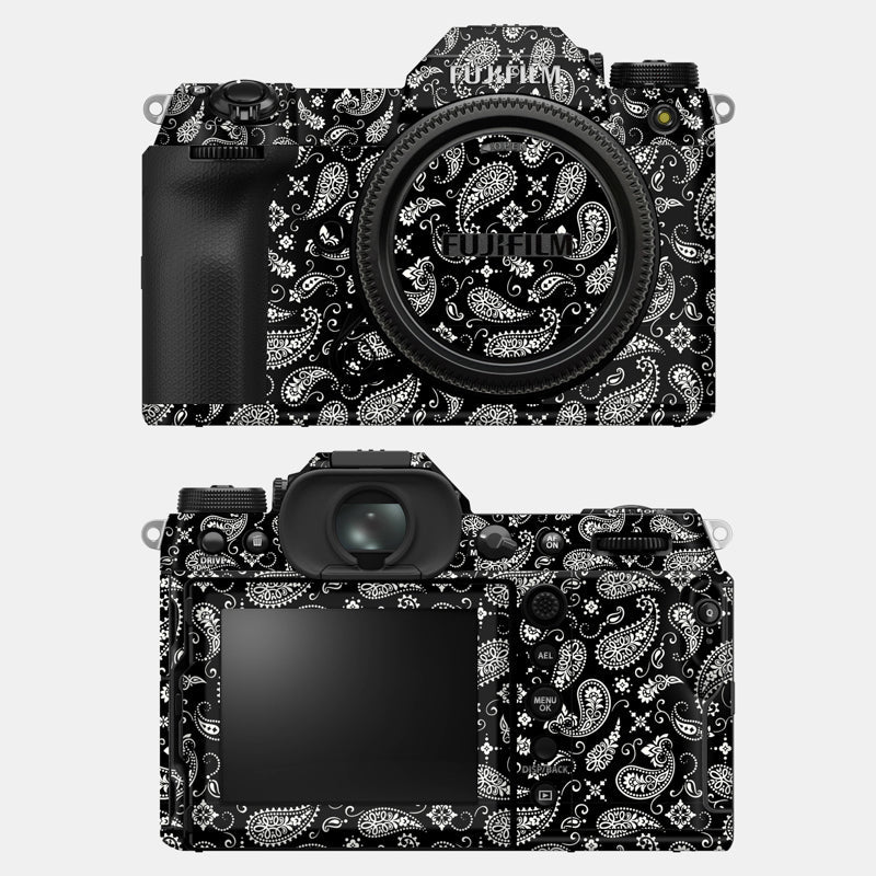 Black Paisley Full Body