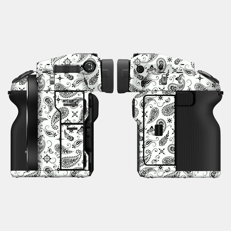 White Paisley Full Body