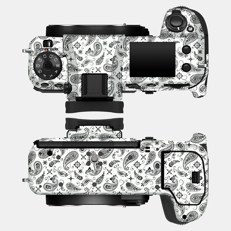 White Paisley Full Body