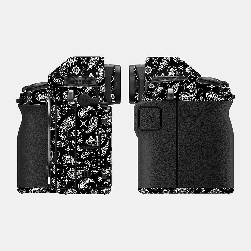 Black Paisley Full Body