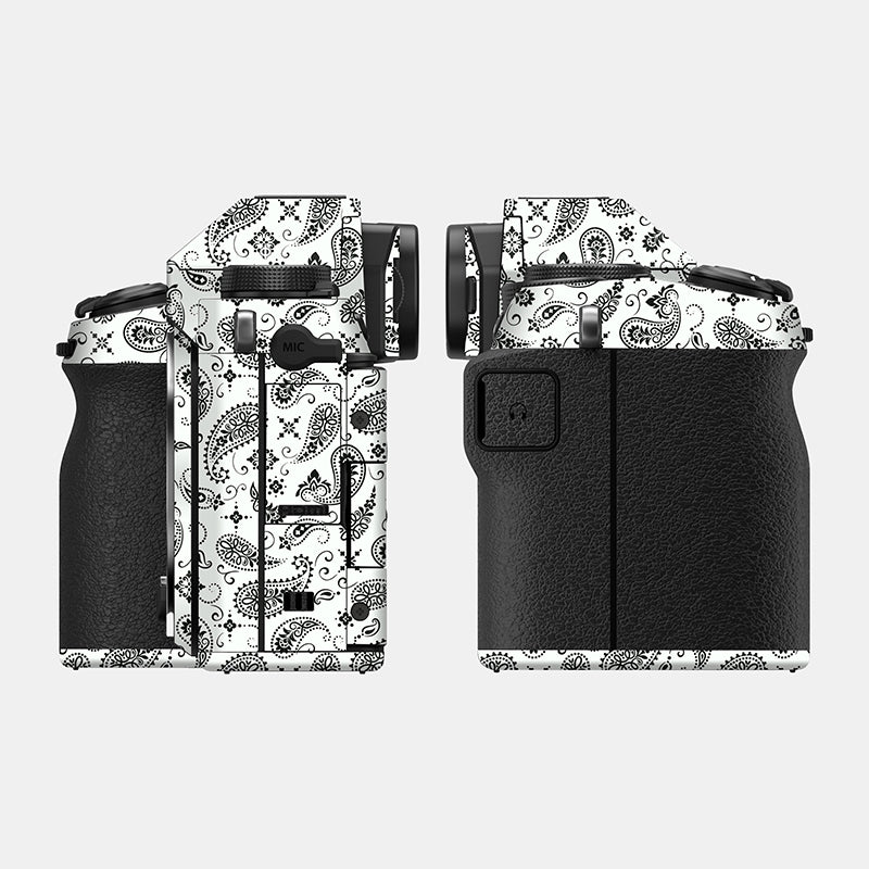 White Paisley Full Body