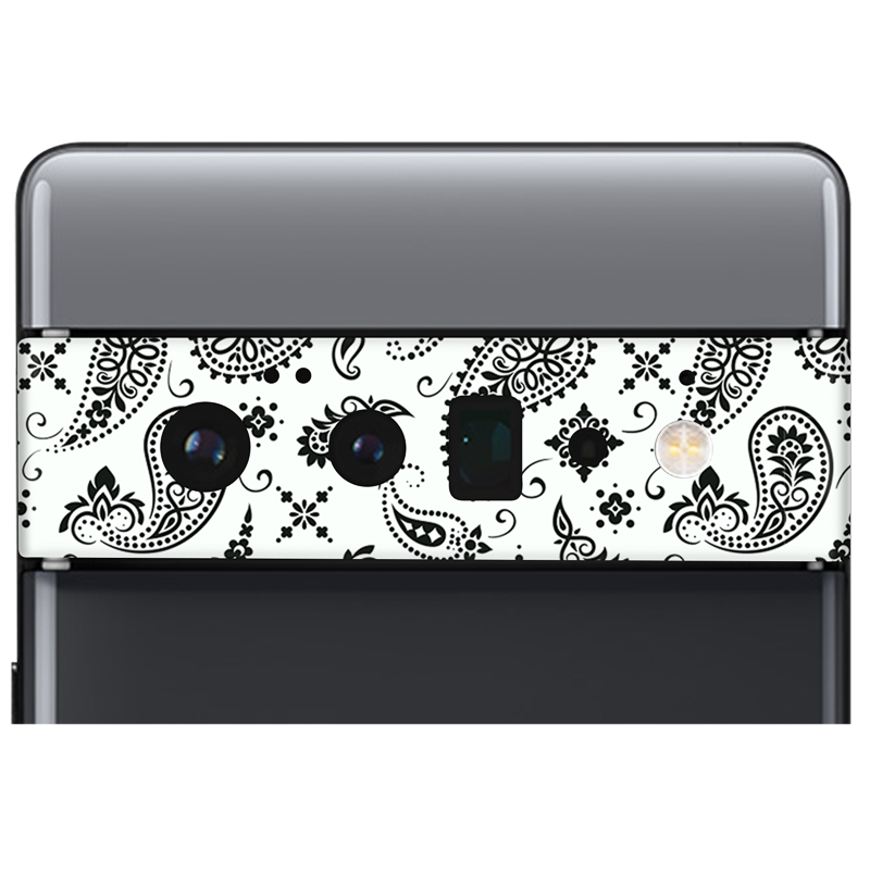 White Paisley Pack of 2