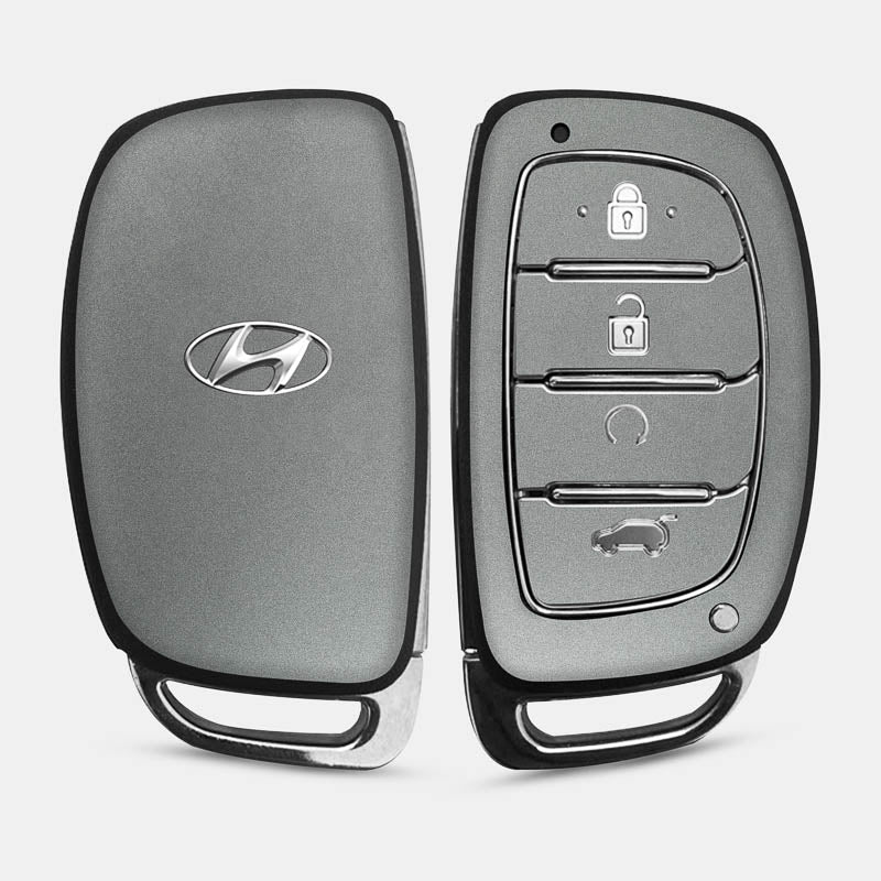 Satin Metiorite Silver Key-1