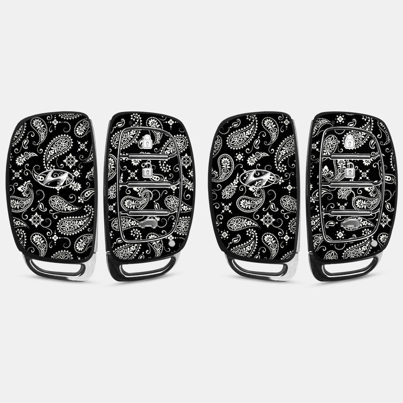 Black Paisley Key-1 + Key-2