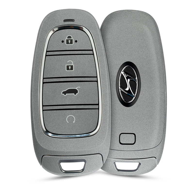 Satin Metiorite Silver Key-1