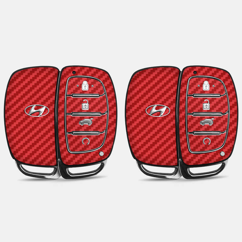 Carbon Fibre Red Key-1 + Key-2