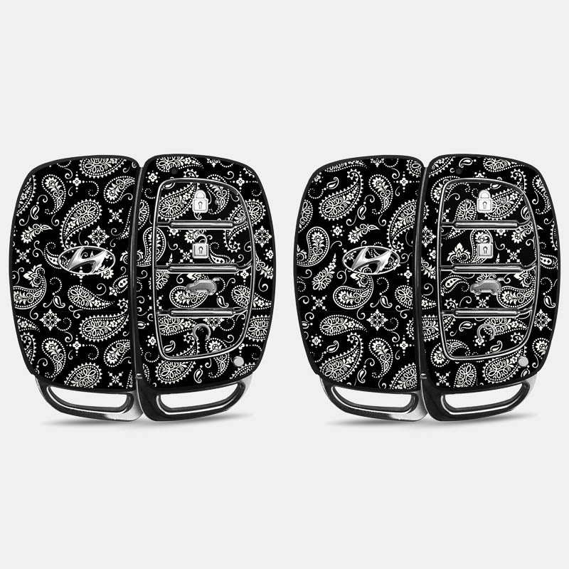 Black Paisley Key-1 + Key-2