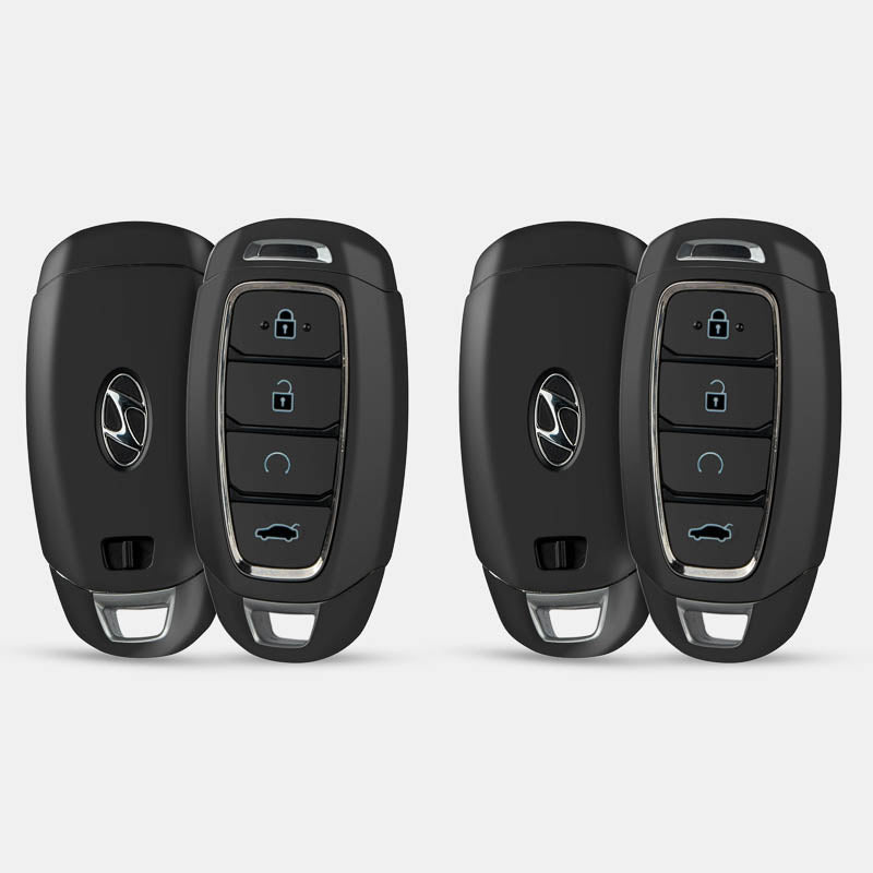 Matte Black Key-1 + Key-2