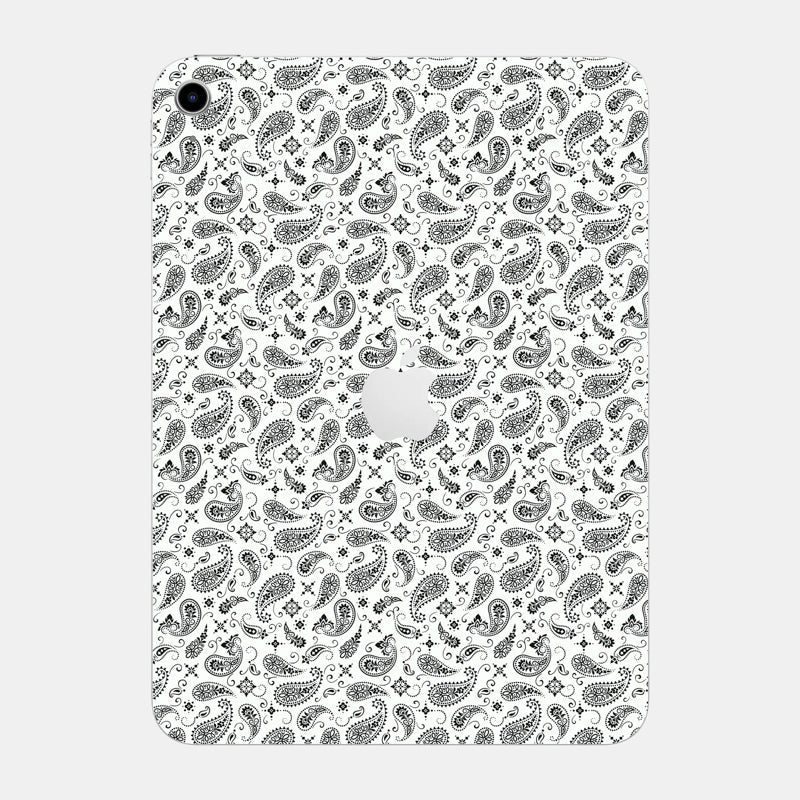White Paisley Full Body