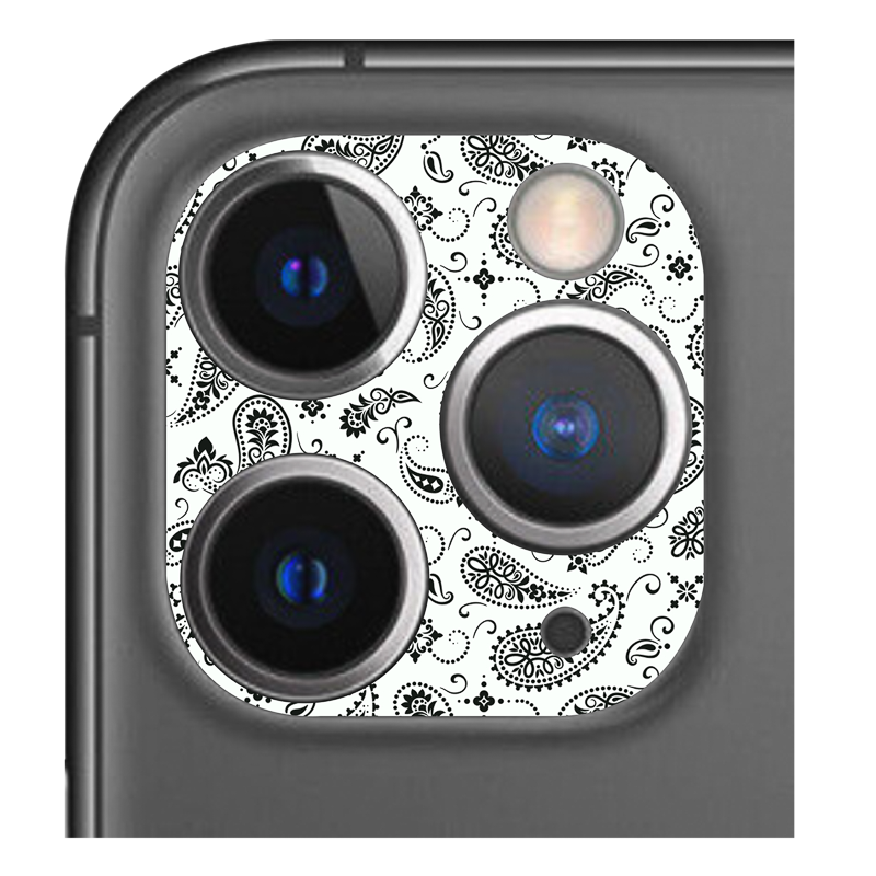 White Paisley Pack of 2