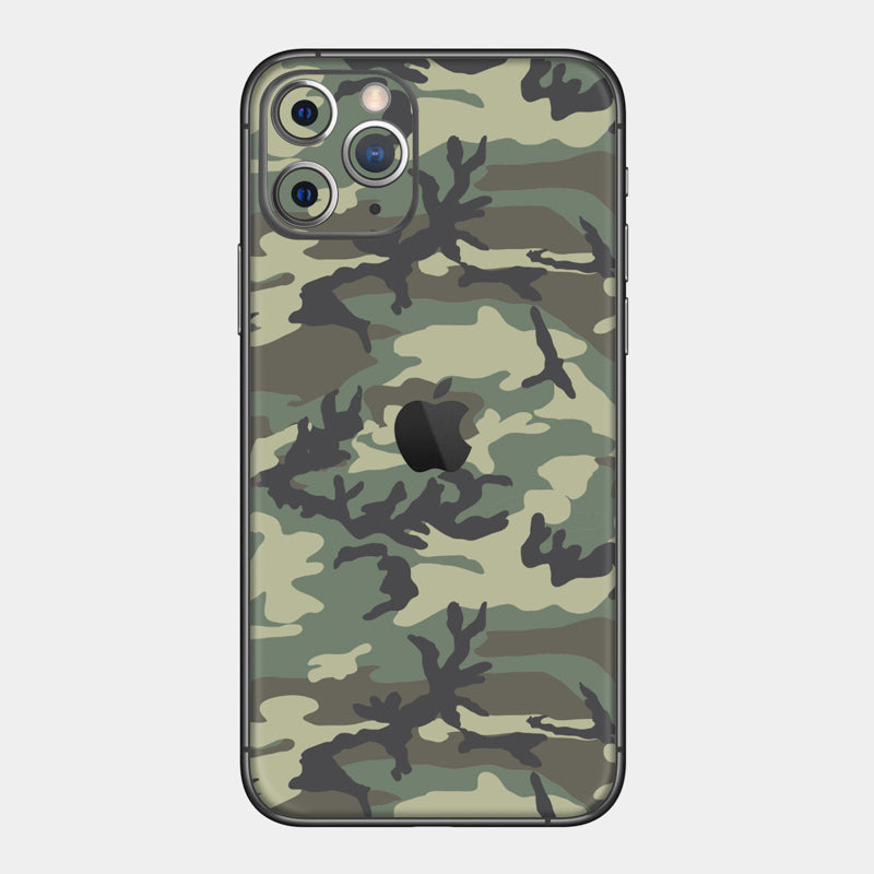 Forest Camo Glass Back