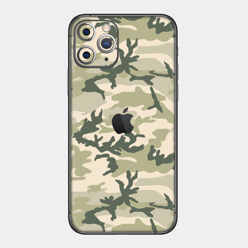 Military Camo Glass Back