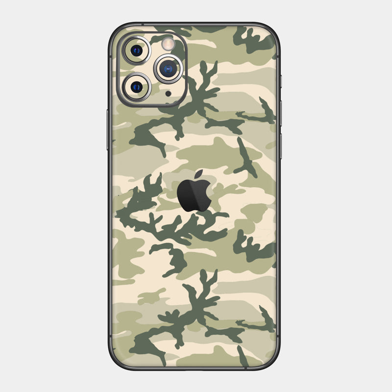 Military Camo Glass Back