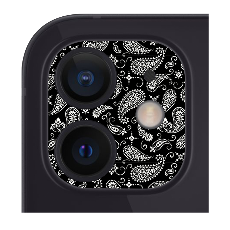 Black Paisley Pack of 2