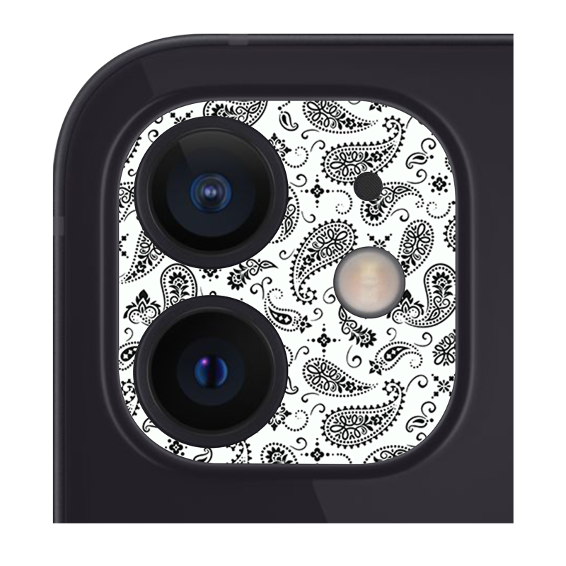 White Paisley Pack of 2