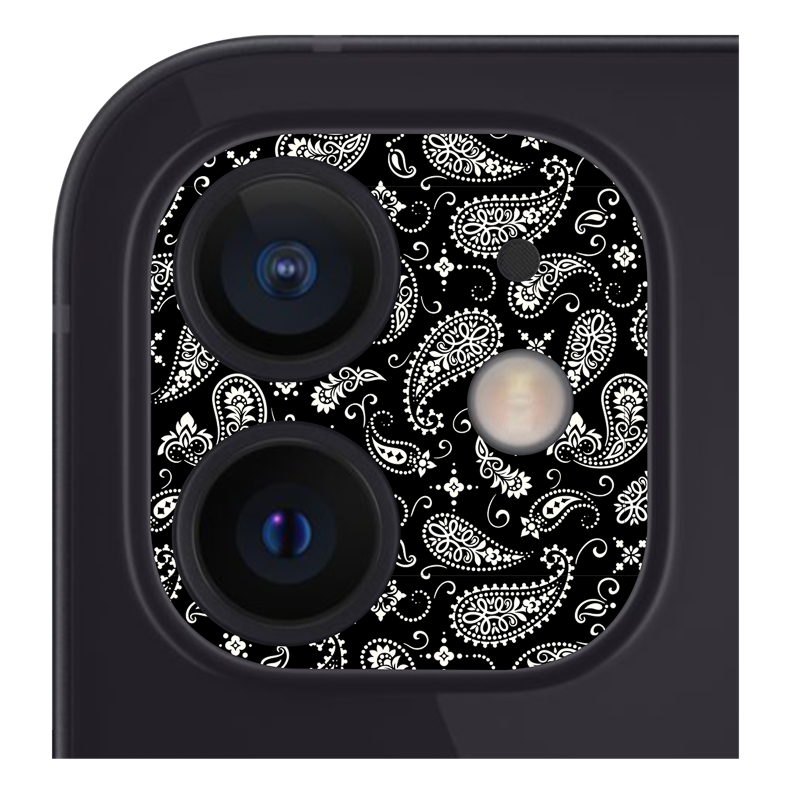 Black Paisley Pack of 2